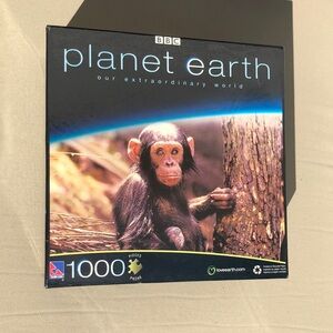 NEW Planet Earth Jigsaw Puzzle - Black & Brown